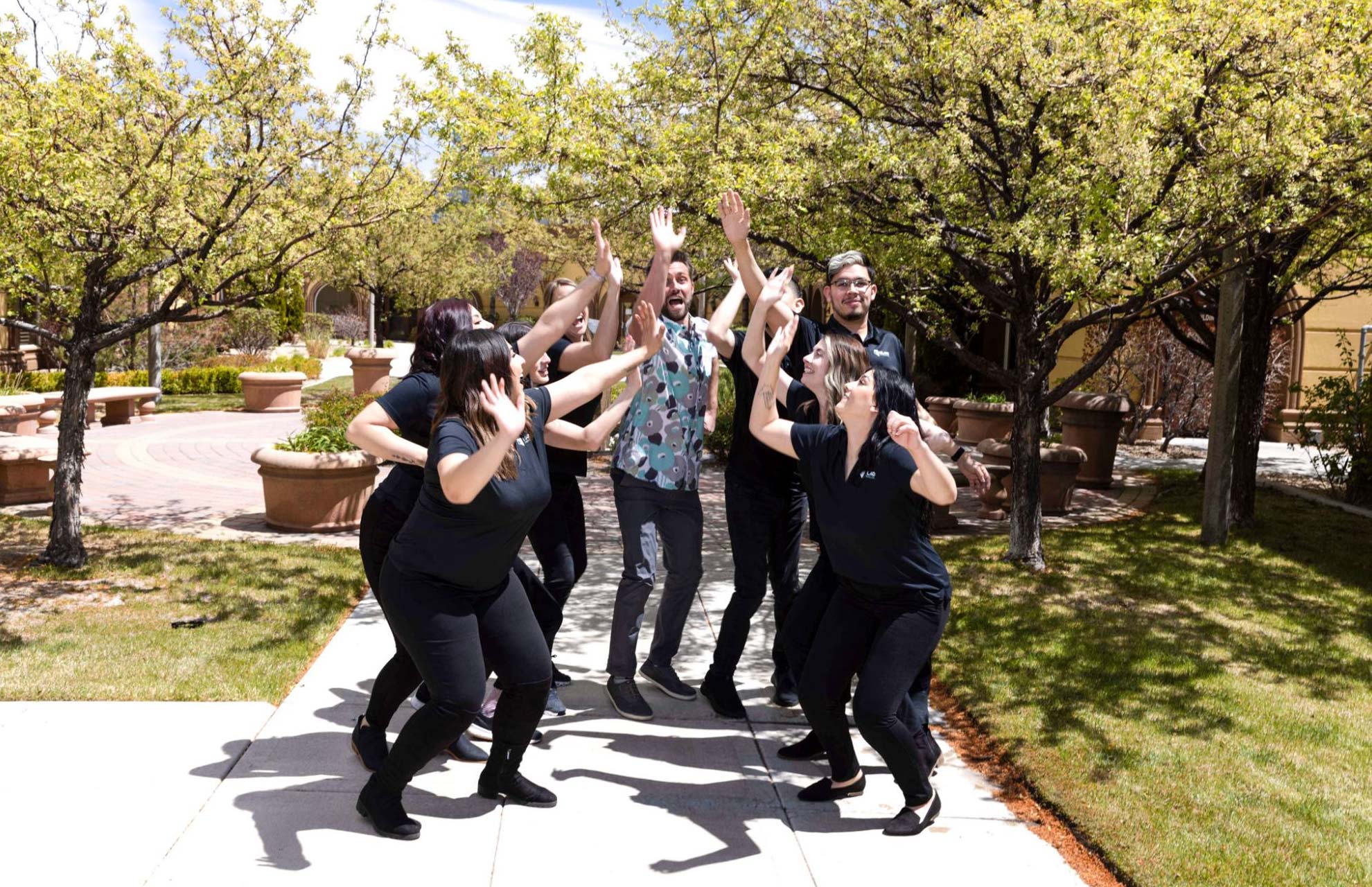 Dr. Andrew J. Leland and with his team